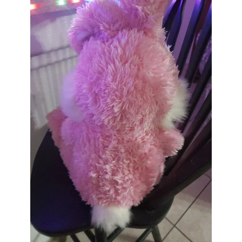 Dan Dee Collector's Choice Pink Plush Easter Bunny Rabbit Stuffed Animal Holding